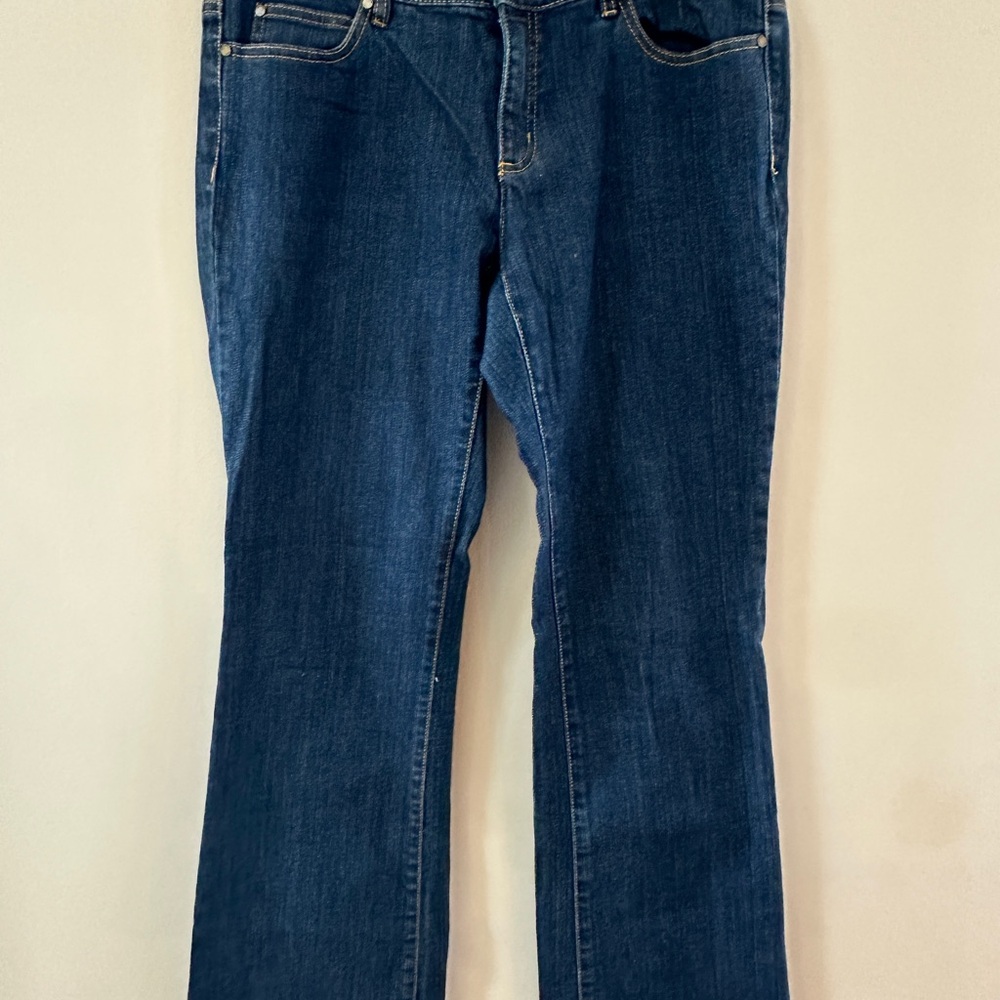 Michael Kors Dark Blue Flare Leg Women's Jeans